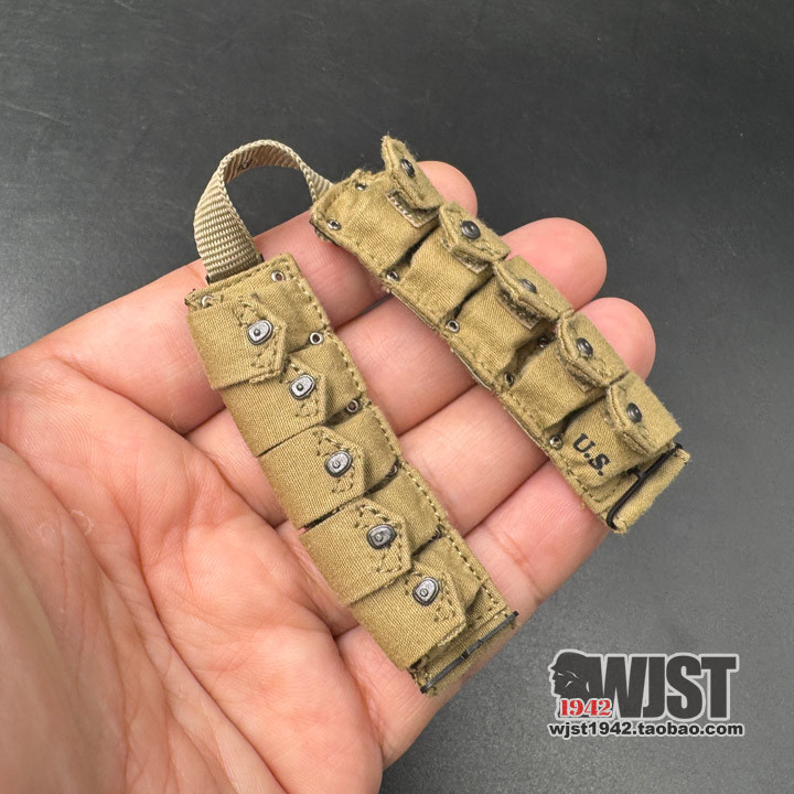 Soldier Figure 1942 Yuzhandao Ud9038 1/6 Scale American Armored Infantry Type 23 Magazine Belt Model