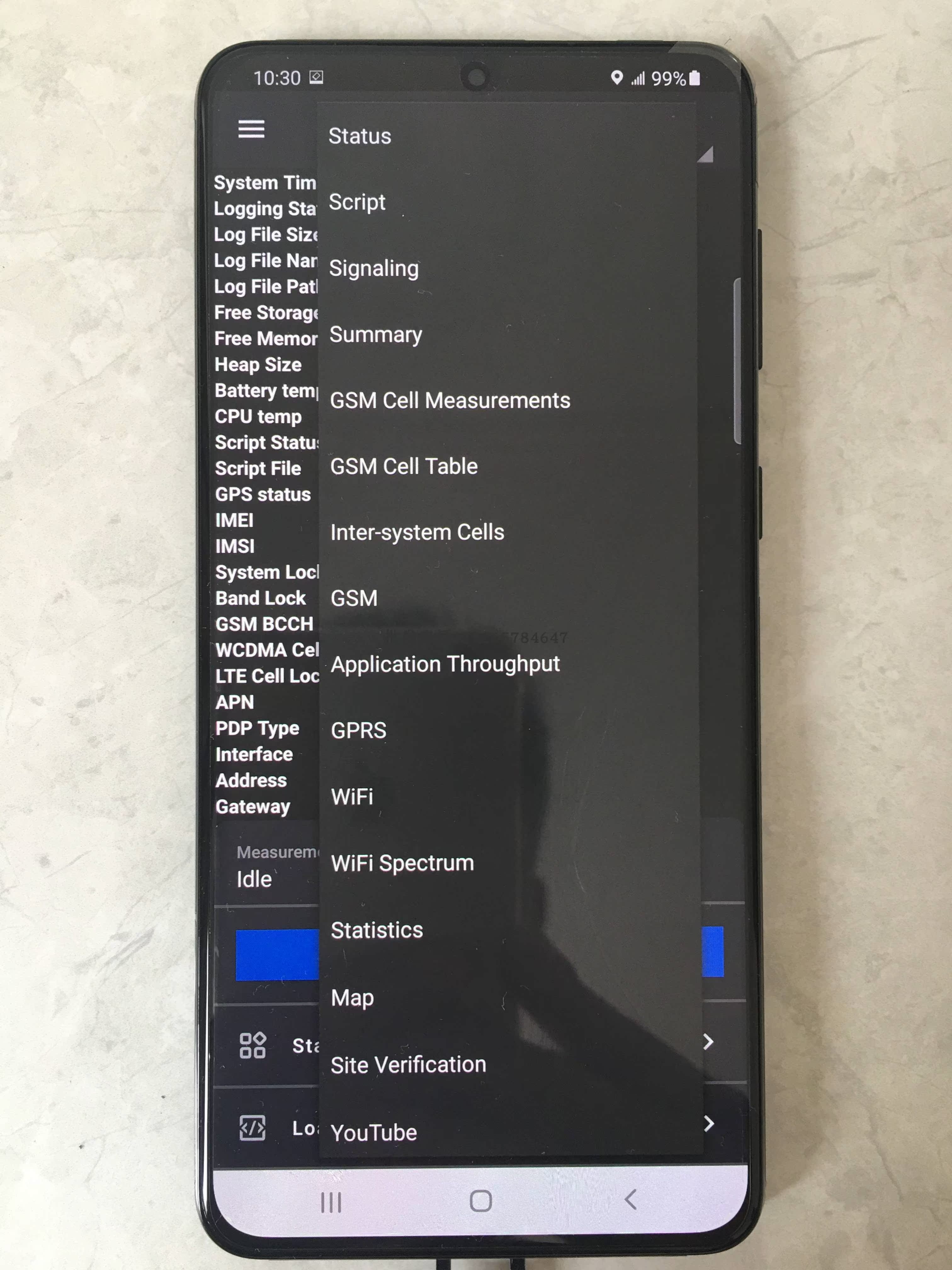 Samsung S20S21 5G test machine SA NSA dual mode test supports 5G engine high-tech 5G test mobile phone