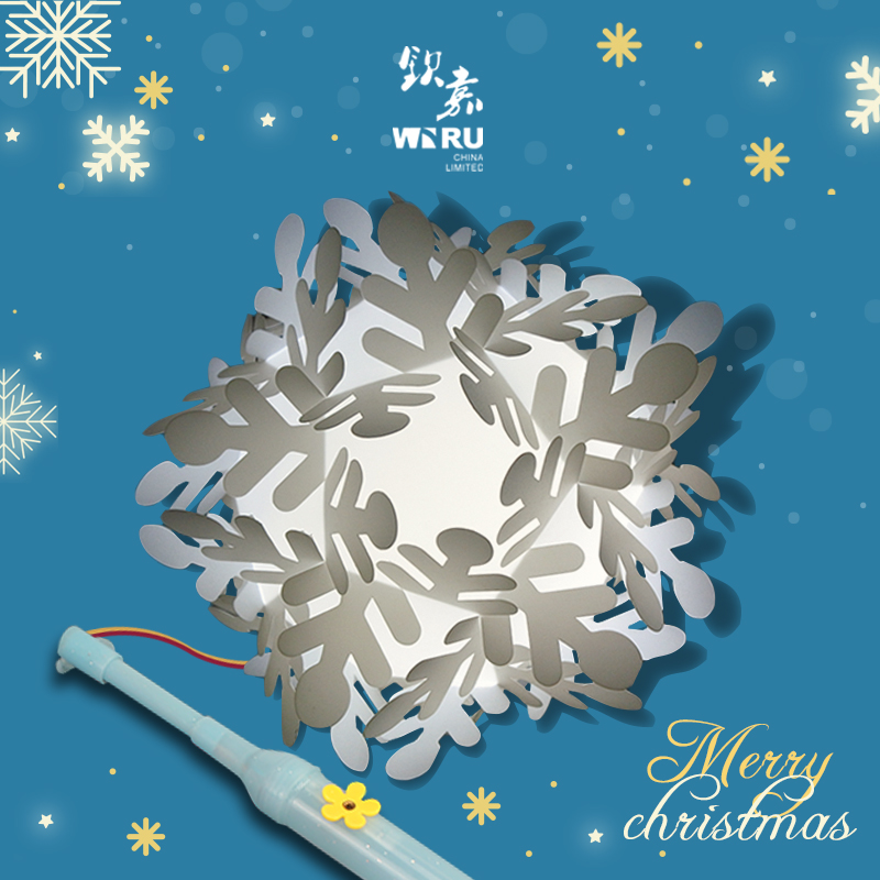 New Year's holiday gifts night market stalls hot selling snow lanterns handmade art lanterns diy children's portable lanterns