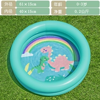 Одноразовое дно зеленого бассейна второго кольца