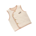 Áo vest bé gái mùa xuân và mùa thu cotton tháng 6 áo vest nam vest bé ấm 0 quần áo sơ sinh 3 tháng 1 tuổi quần áo trẻ sơ sinh cao cấp Áo ghi lê