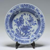 Antique Porcelain Qing Qianlong Folding Plate