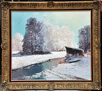 oil painting 1950s famous painter Georg Arnold-Grabone