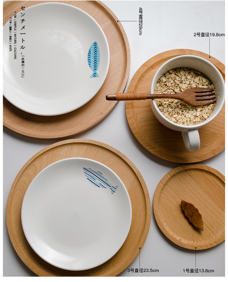 Phong cách Nhật Bản tấm gỗ bữa ăn tối tấm sushi gỗ tấm hình chữ nhật khay trà, tấm gỗ món ăn bằng gỗ snack tấm khay gỗ đẹp
