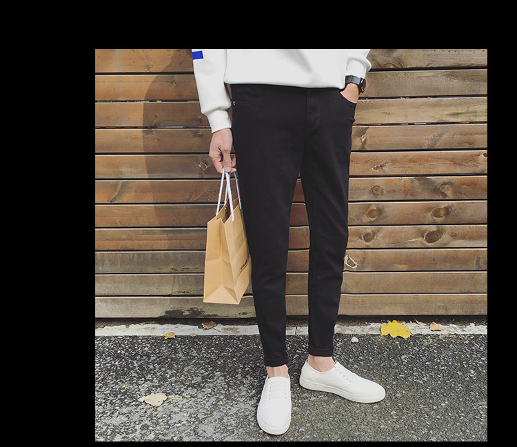Jeans pour jeunesse pieds Slim pour Quatre saisons - Ref 1462805 Image 17