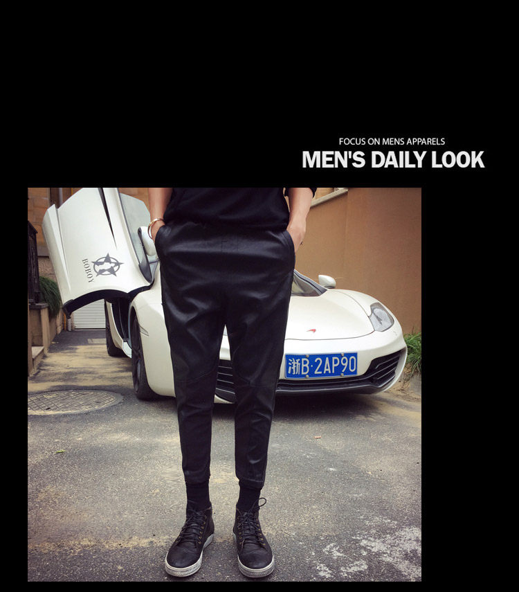 Pantalon cuir homme en vrac pour adolescent pour hiver - Ref 1493725 Image 6