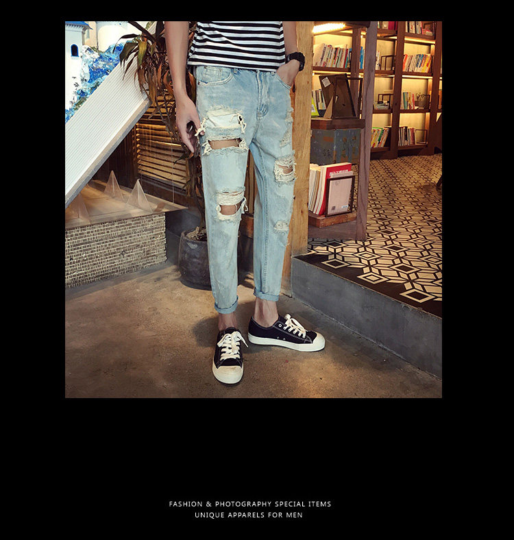 Jeans pour jeunesse pieds Slim BWXD pour été - Ref 1481587 Image 50