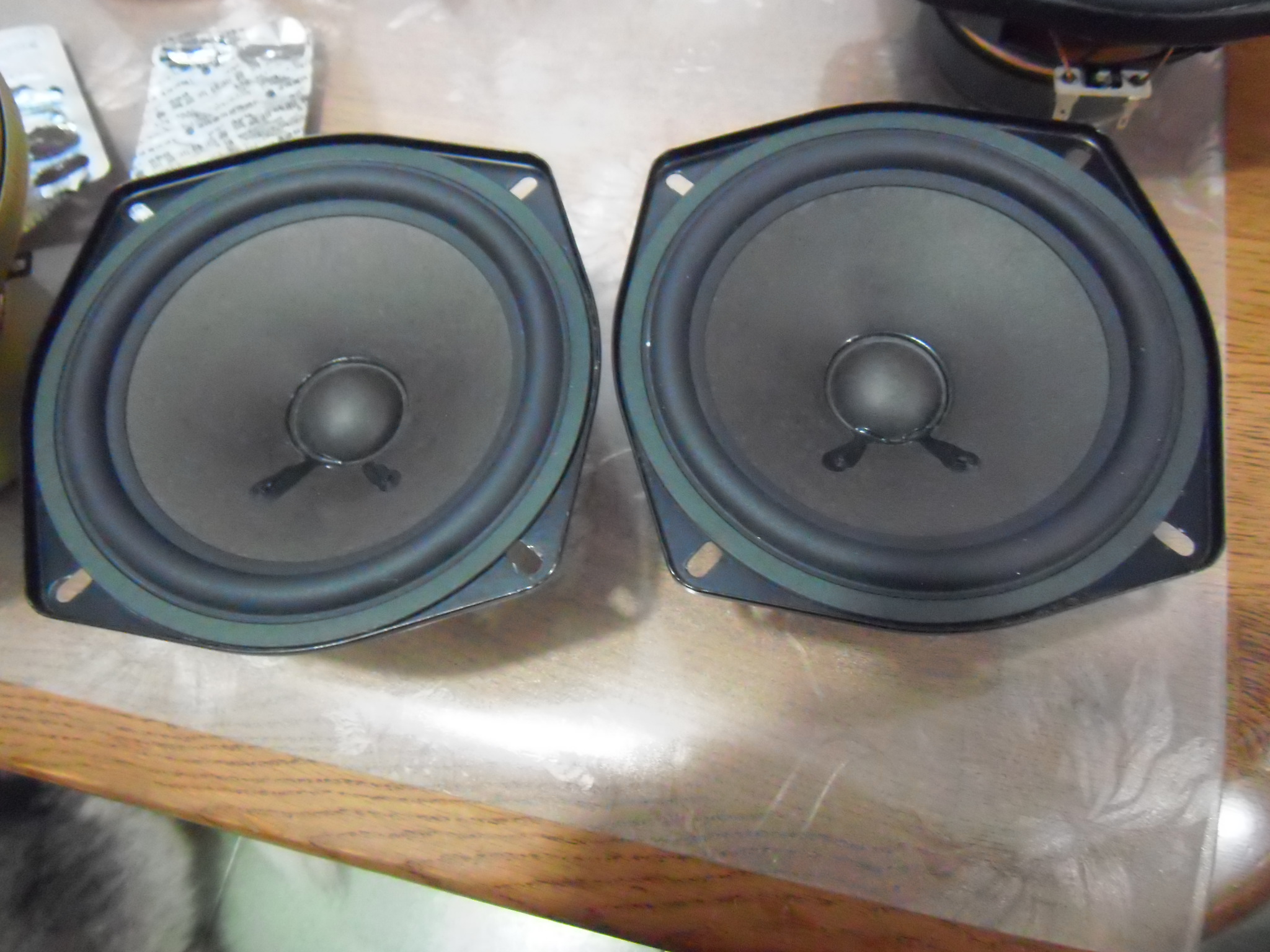 Hitachi GK01291 (2) 5 5 5 inches bass horn pair (replace Aihua speaker horn) -Taobao