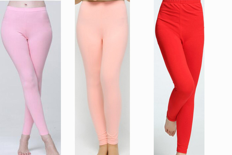 Pantalon collant jeunesse simple en coton - Ref 757383 Image 30