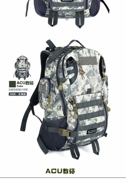 Túi leo núi 40l ba lô ngoài trời không thấm nước nylon thể thao đi bộ quân đội ngụy trang chiến thuật đôi ba lô regods balo