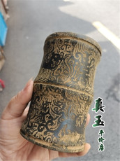 Ювелирный камень 战国乾隆年制岫玉古玩玉器玉璧古董高古玉旧货老物件龙凤笔筒收藏