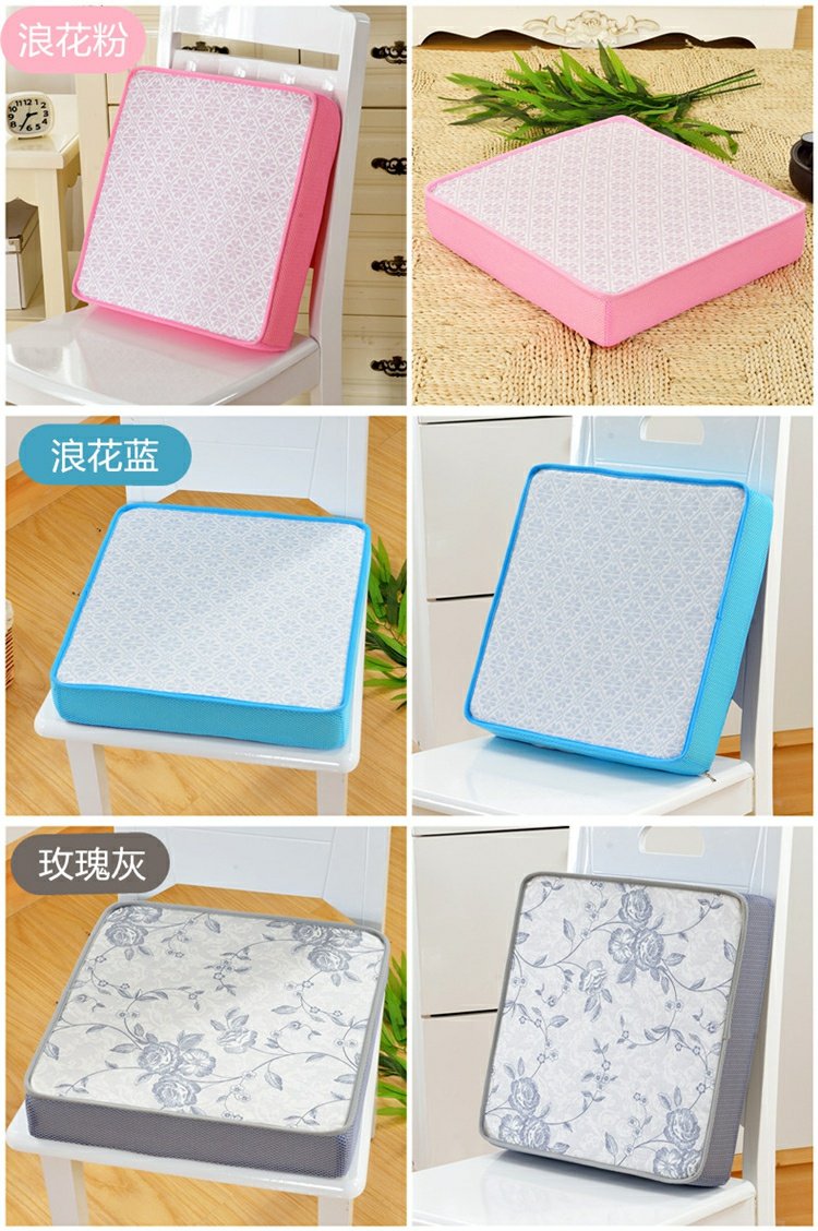 Mùa hè mát mẻ băng xốp đệm học lái xe ghế đệm dày văn phòng rắn gỗ sofa bay cửa sổ đệm sinh viên nệm ngồi ghế gỗ