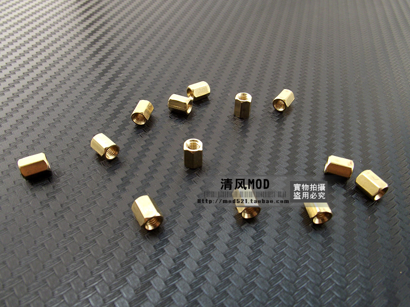 Qingfeng MOD DIY heightened copper column interval double pass 10mm 6mm