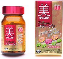 Japanese Chocola BB beauty muscle pills collagen vitamin C B6 anti-aging 120 tablets