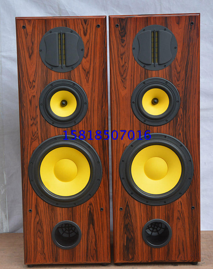 Whewwell Fever Tri - frequency DIY landing HIFI speaker D10G F6 RT2C-A acid branch wooden speaker pair
