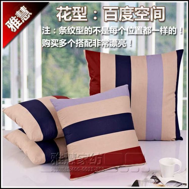 Sofa vải bông đệm gối có lõi lớn 45 * 45/50 * 50/60 * 60/65 * 65 chăn gối 2 trong 1