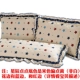 Kẹp bông mịn tinh khiết kẹp bông dày bên gối đơn cộng với vỏ gối đôi dài 1,2 m 1,51,8m goi cao su non