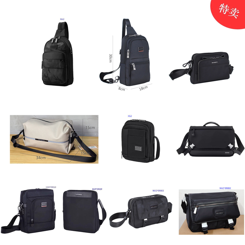 Samsonite Nv2 Ho0 To0 Tm7 Ny7 Men's Shoulder Crossbody Bag Casual Travel Crossbody Chest Bag Special Sale