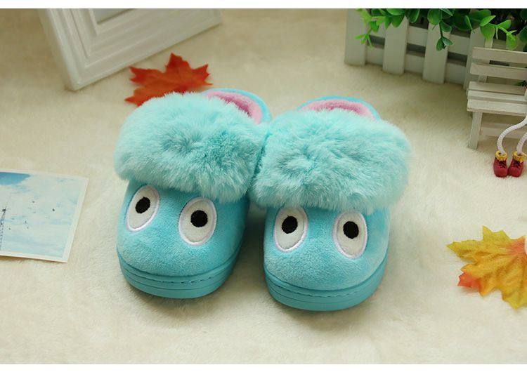 Pantoufles enfants en velours côtelé pour hiver - Ref 1033999 Image 19