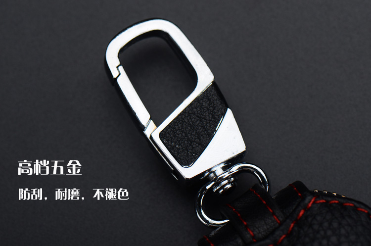 Lớp đầu tiên của túi da chìa khóa xe hơi Nam và nữ Túi da thắt lưng treo Quà tặng quà tặng đẹp Cảm giác thân thiện với da ví móc chìa khóa nữ