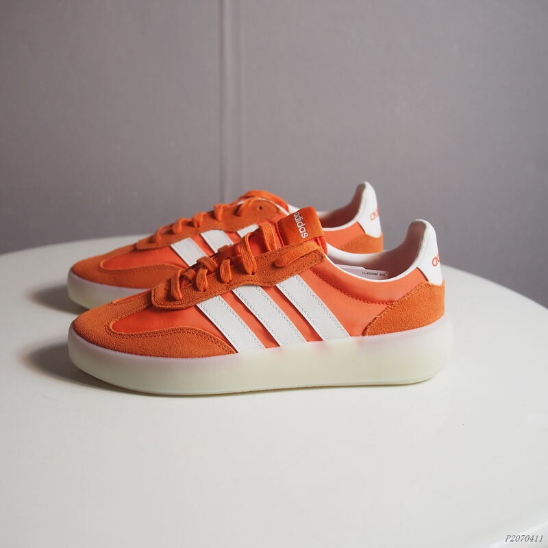 Adidas Barreda Decode Men's and Women's Low-Top Breathable and Wear-Resistant Retro Three-Stripe Casual Shoes Jq6670