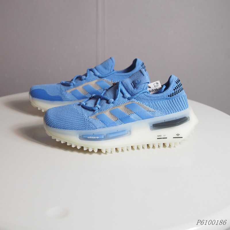 Adidas Trefoil New Nmd_S1 Women's Fabric Breathable Boost Shock-Absorbing Running Shoes Hq4468