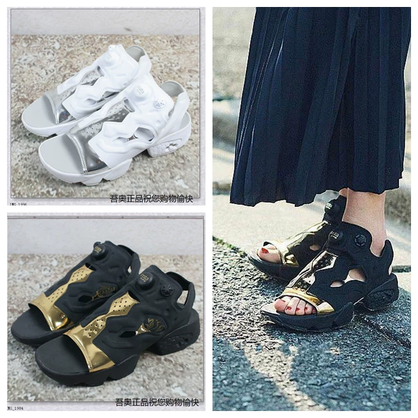 Сандалии надувные для женщин Reebok Insta Pump Fury BD3186 BD3184
