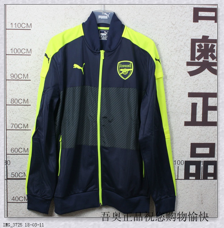 Puma arsenal bóng đá thể thao khởi động phù hợp với áo khoác cổ áo polyester 749737