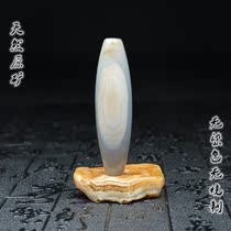  Mengtianzhu Natural Tianzhu Rough stone Old Lezi nine-eyed stone Shale Agate Tianye Tibetan genuine pendant