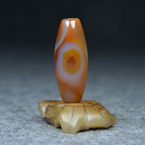 Tibet Sky Pearl Old Lezi Nine Eyes Shale Tangles Manau Weathered Sky Eyed Jade Medullary Pearl Pendant