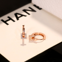 Earrings 2020 New Tide earring ear buckle female sterling silver temperament simple small 2021 earrings rose gold stud earrings