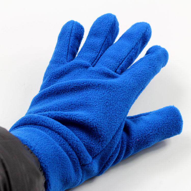 Jiupin fleece warm winter five-finger gloves sports bicycle outdoor riding gloves solid color Korean version