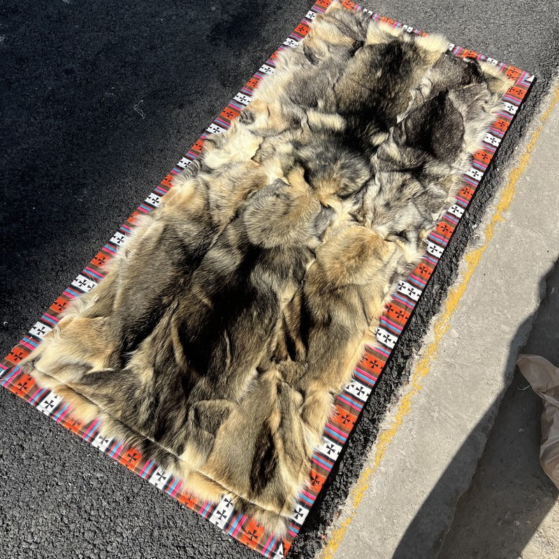 Qinghai-Tibet Plateau 100% Genuine Leather Mattress. Single Pure Wool Mattress. Back Wool Felt and Fur Integrated Mattress