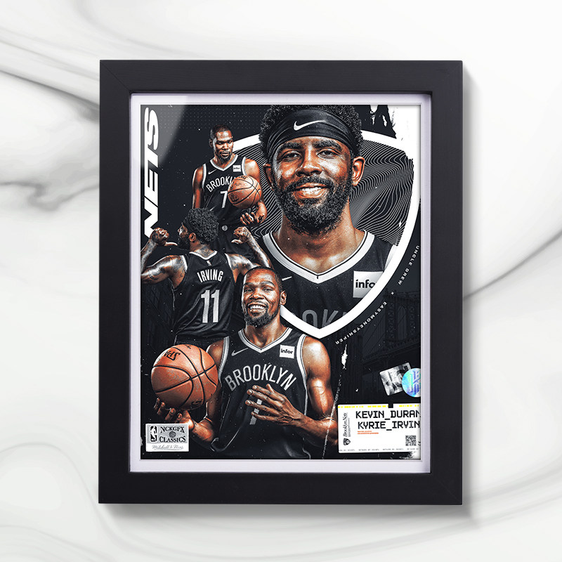 Owen decorated photo frame Durant Nets NBA poster hanging frame fans around sending student day gifts