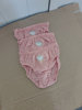 No. 16 ~ Girls' underwear three -bodium ~ Pink Bunny