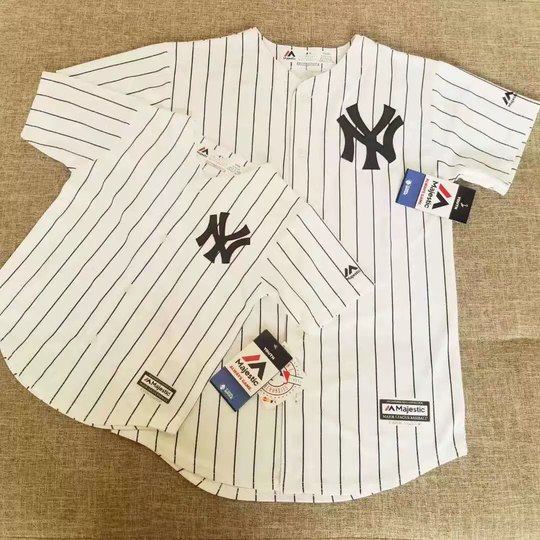 American version of authentic youth baseball uniform NY cardigan men and women parent-child children short-sleeved street dance 2 years old to 1.8 meters