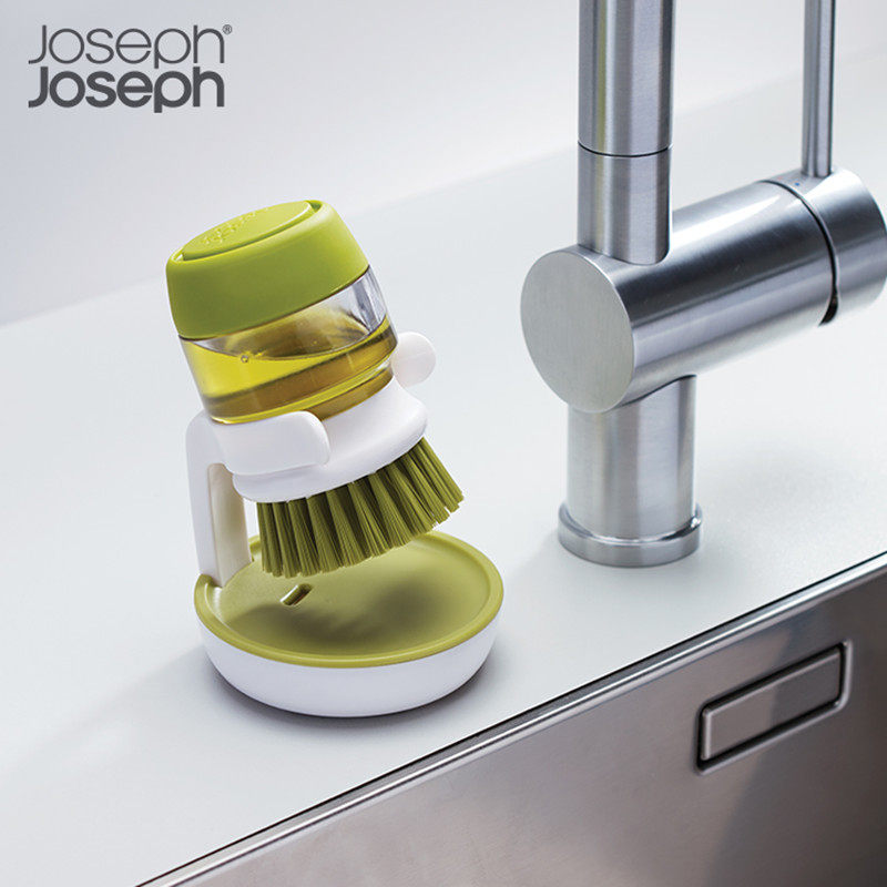 British Joseph Joseph dishwashing brush soap liquid storage pot washing artifact does not hurt pot kitchen cleaning brush pot brush