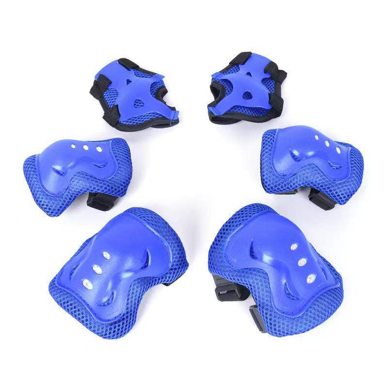 Baby Skate Protector Kids Six Piece Set Roller Skating Roller Skating Ice Skating Palm Pad Elbow Pad Knee Pads Light Fall Resistant