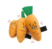 Carrot Cat Toy Pet Small Dog Teddy Leaks of plush accompanied by sleeping and smelling energy Puppy voice toy