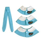 INS стиль домашнее животное костюм стюардессы Тедди собака стюардесса шарф слюны нагрудник маленькая собака бишон фризе корги плащ