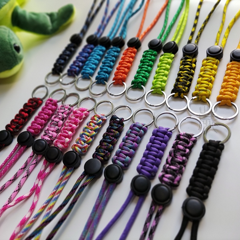 Biding Stick Flashlight Rocking Bell Camera Woven Hanging Rope Anti-Loss Bracelet Outdoor Surf Diving Tool Accessories Assembly