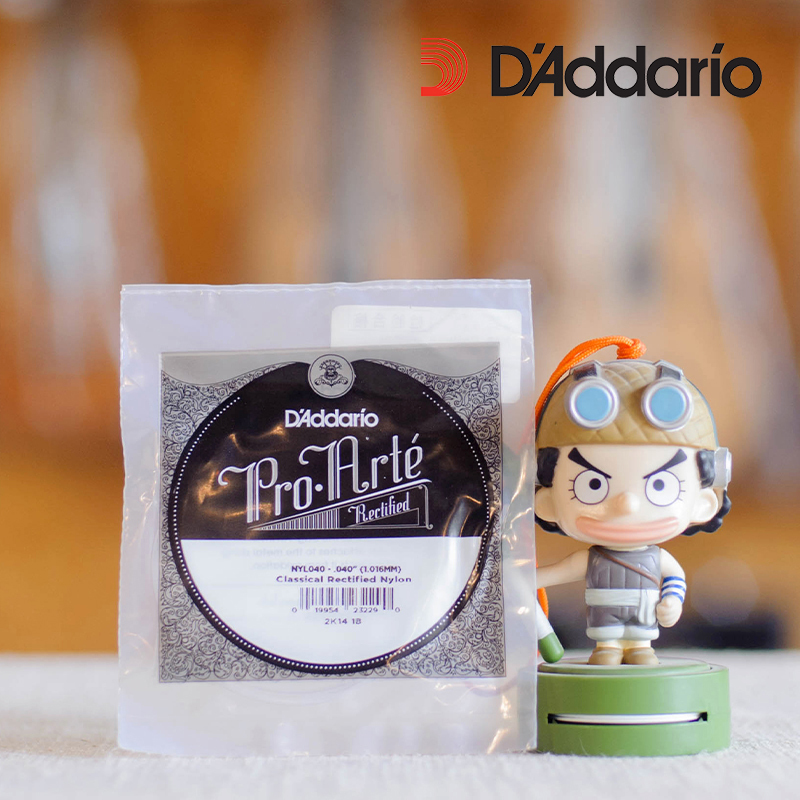 American-Made Original D'Addario Single Ukulele String Low g Transparent Nylon Ukulele String