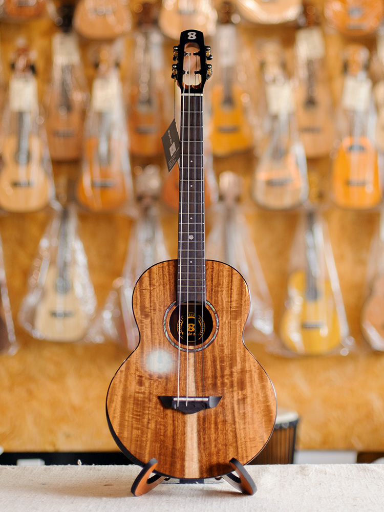 Sunyang 20B Yuckeri 30 inch four - string advanced phase wood veneer introduction to Hawaii's guitar bass B type