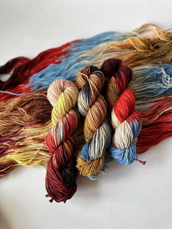 Aten Wool Aten Gradient Speckled 175Mp Yarn DIY Hand-Knitted Scarf Hat Clothing Skin-Friendly