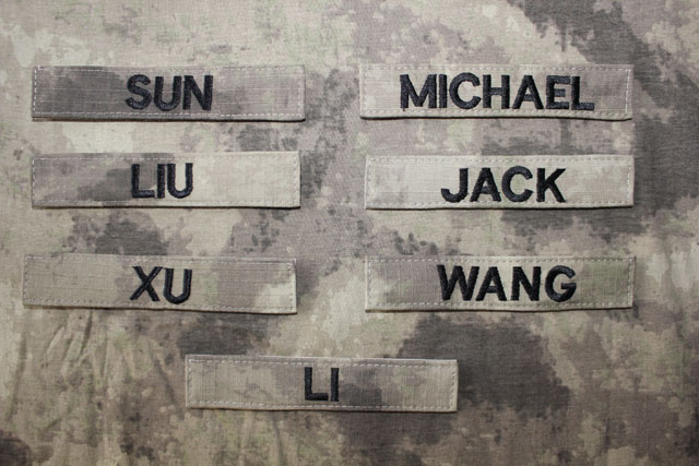 Challenger A - ATCS Ruin Camouflage Badge Magic Label can customize embroidery name and chest chest arm