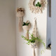 Gewebter Gobelin-Mesh-Wandbehang im Bohemian-Stil