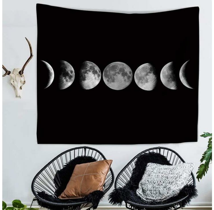 Châu Âu và Hoa Kỳ Star Moon Moon Tapestry Treo Vải Nền Vải Trang trí Tường Vải Khăn trải bàn Phòng ngủ Vẽ tranh Tường Tấm thảm phân vùng thảm treo tường giá rẻ
