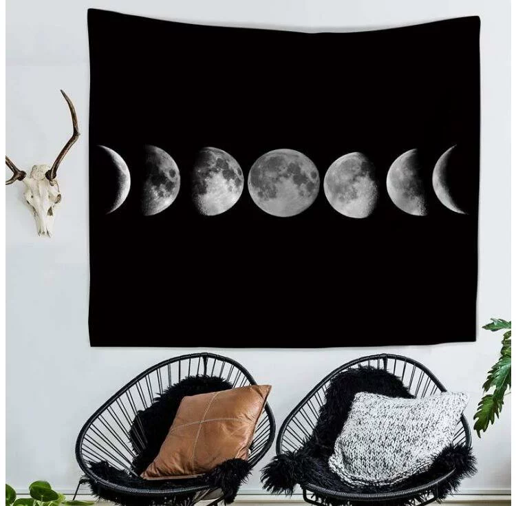 Châu Âu và Hoa Kỳ Star Moon Moon Tapestry Treo Vải Nền Vải Trang trí Tường Vải Khăn trải bàn Phòng ngủ Vẽ tranh Tường Tấm thảm phân vùng