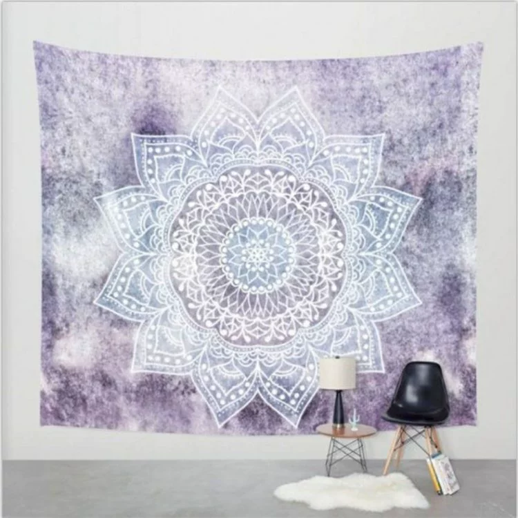Lớn 148 * 200 Mandala Tapestry Trang trí tường Vải Vải Khăn trải bàn Vải sống Phân vùng Vải Vải Tường thảm decor