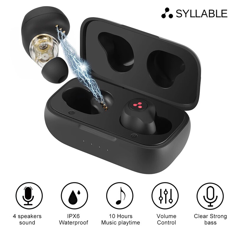 Selbell S115 Tws In-Ear Qualcomm 3020 Quad-Core High-Quality Bluetooth Headset with Charging Compartment